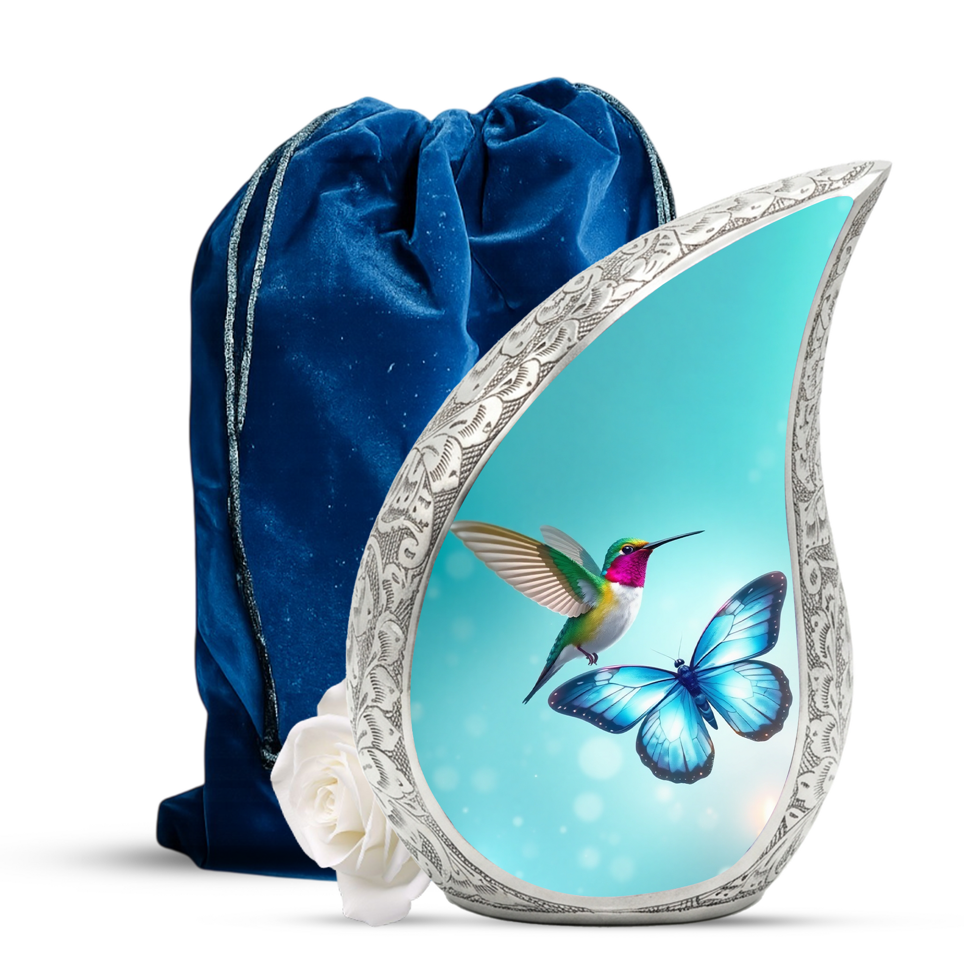 Butterfly Urn for Mom | Hummingbird Memorial Urn | Butterfly Urns for Human Ashes