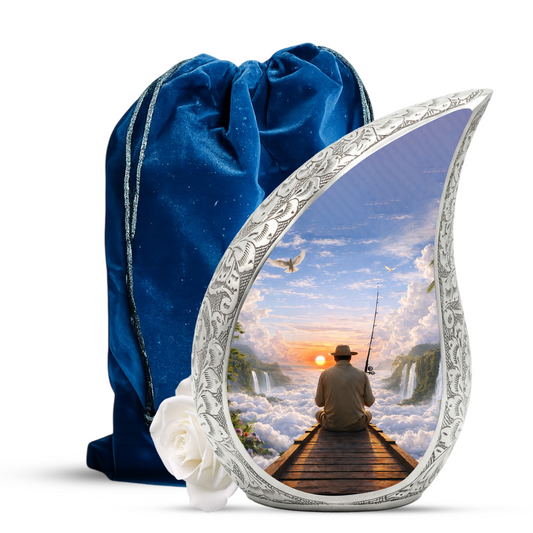 Fishing Gone Fishing Urn | Fishing Urns for Human Ashes