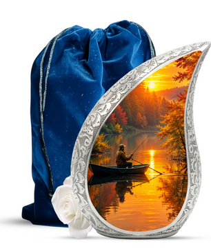 Fishing Urn for Human Ashes | Adult Cremation Urn for Dad, Mom & Loved Ones