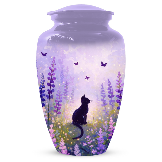 Cat Urn for Mom | Beautiful Cat Cremation  Large Urn for Mother|Funeral Urn for Human Ashes