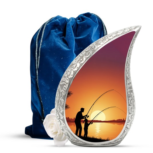 Fishing Urn for Dad | Gone Fishing Urn | Fishing Urns for Human Ashes