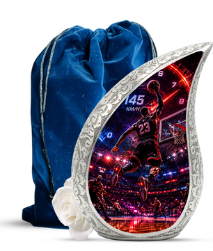 Basketball Player Urn for Adult Ashes | Basketball Adult Cremation Urn