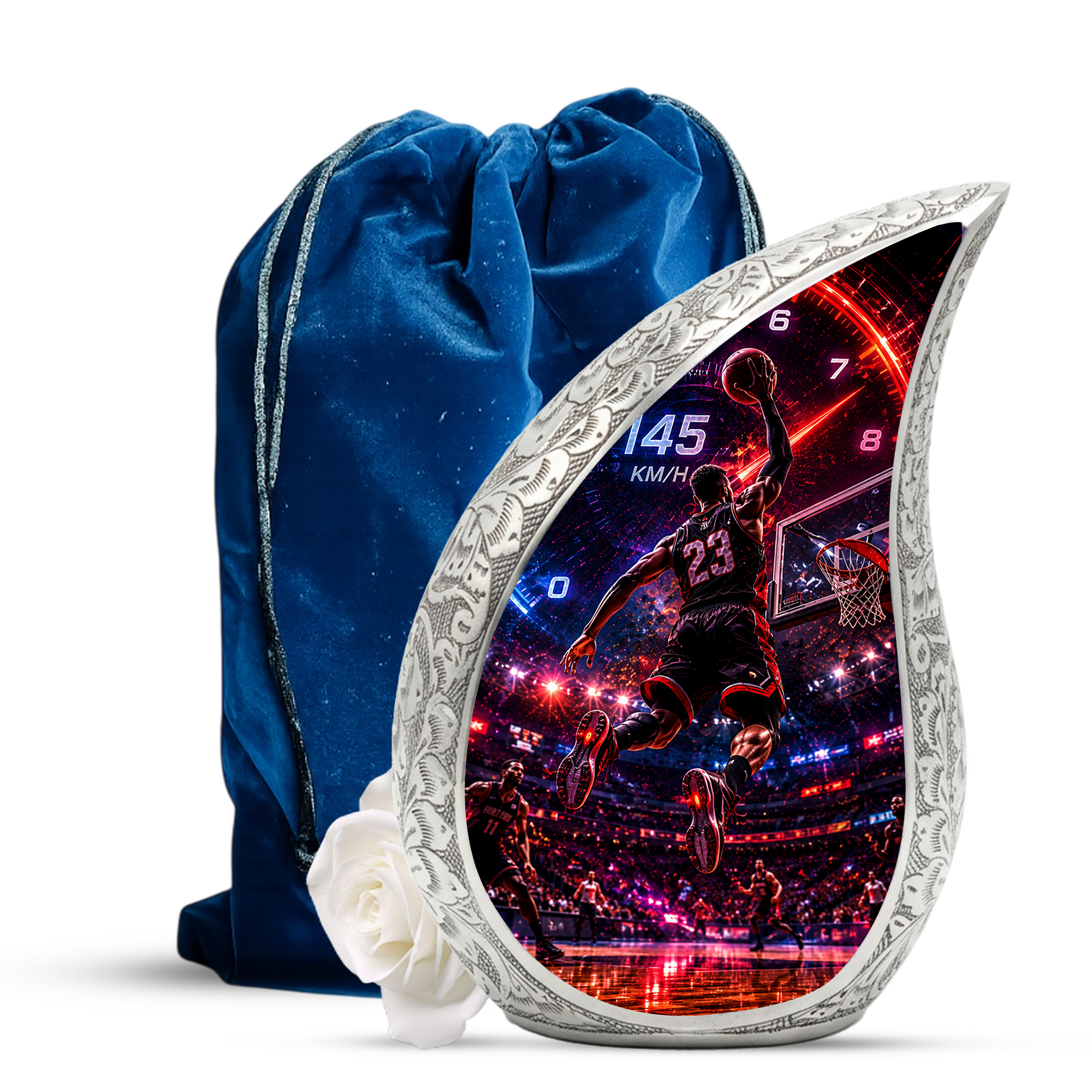 Basketball Player Urn for Adult Ashes | Basketball Adult Cremation Urn