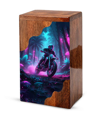 Dirt Bike Urn For Ashes Male - Motorbike Keepsake Memorial Urns For Men