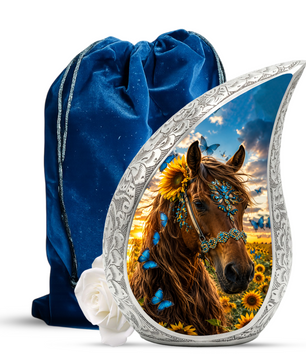 Horse Urn for Human Ashes – Adult Cremation Urn for Horse Lovers