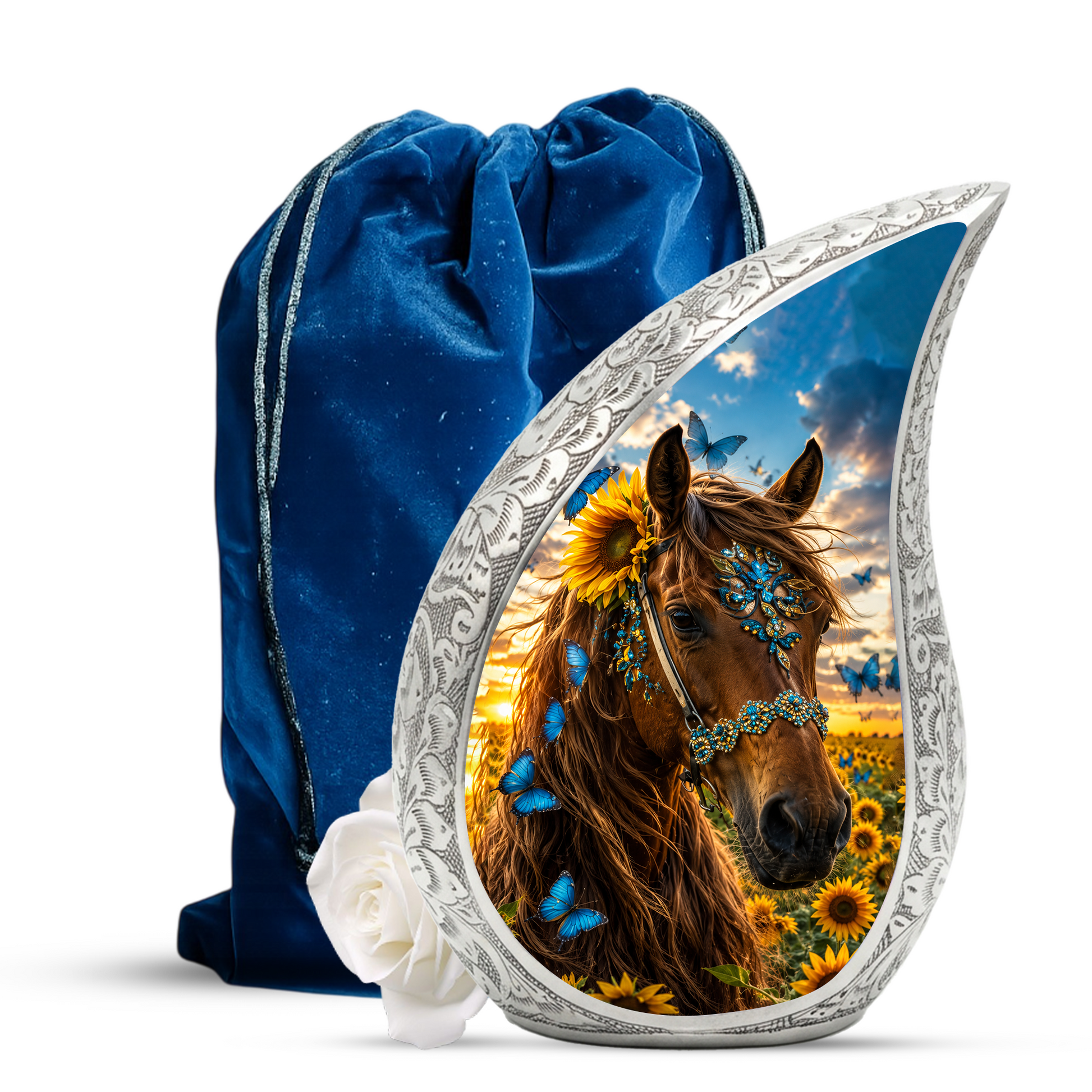 Horse Urn for Human Ashes – Adult Cremation Urn for Horse Lovers