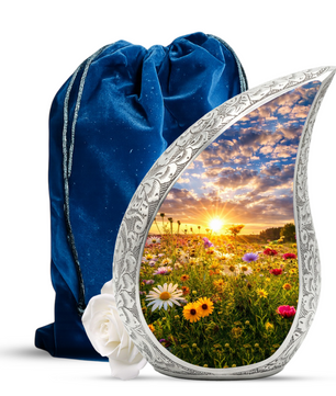 Sunflower Adult Urn for Human Ashes – Premium Sunflower Cremation Urn