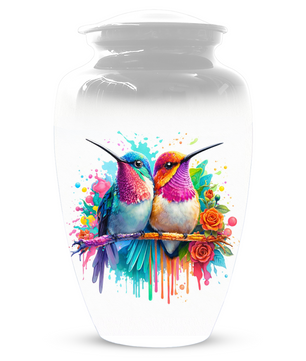 Personalized Hummingbird Cremation Urn for Human Ashes | Custom Urn for Mom
