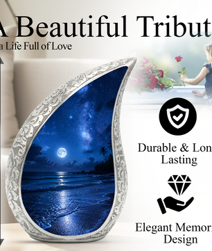 Ocean Beach Urn for Human Ashes | Beach Urns, Ocean Wave Cremation Urn