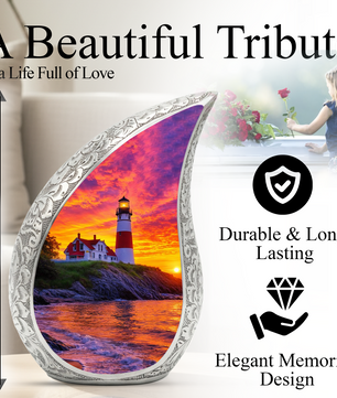 Lighthouse Urn for Mom | Adult Cremation Urn for Men