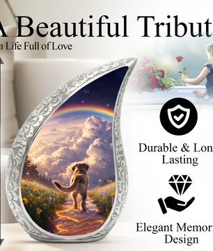 Dog Heaven Urn for Human & Pet Ashes – Personalized Dog Heaven Cremation Urn