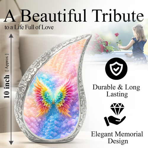 Angel Wing Adult Urn for Human Ashes – Premium Angel Wings Adult Cremation Urn