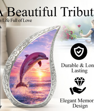 Dolphin Adult Urn for Human Ashes – Premium Adult Cremation Urn
