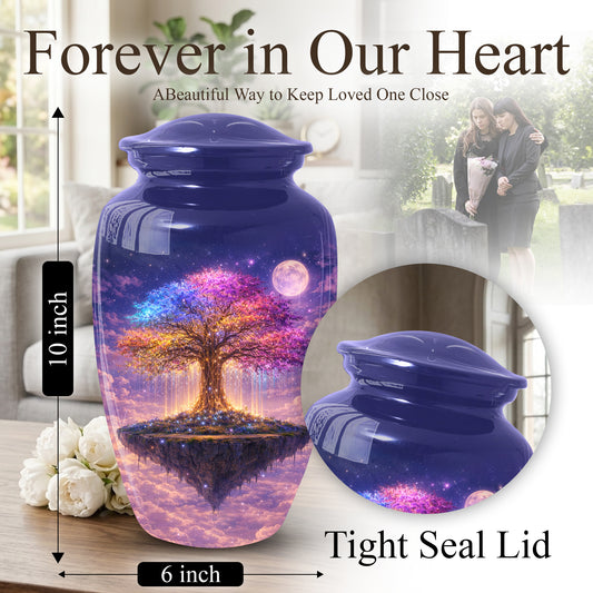 Tree of Life Urn - Adult Cremation Large Urn for Ashes|Floating Tree Memorial Urn