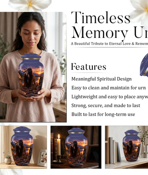 Adult Cremation Urn for Ashes | Personalized Adult Urn | Handmade Memorial Urn