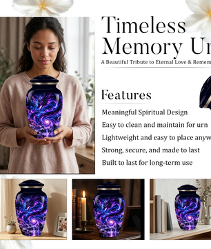 Dragon Cremation Urn for Ashes | Personalized Dragon Memorial Urn | Fantasy Dragon Adult Urn