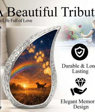 Dog Urn for Human Ashes | Personalized Dog Urn & Unique Pet Memorial | Adult Cremation Urn for Dog Lovers