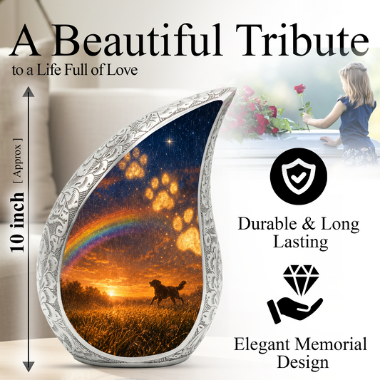 Dog Urn for Human Ashes | Personalized Dog Urn & Unique Pet Memorial | Adult Cremation Urn for Dog Lovers