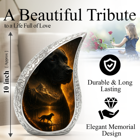 Dog Urn for Human Ashes | Beautiful Dog Memorial Adult Cremation Urn