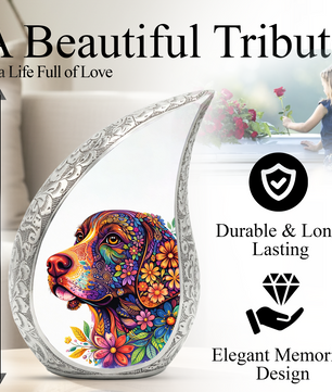 Beautiful Personalized Dog Urn for Ashes