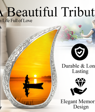 Fishing Urn for Dad | Gone Fishing Urn | Fishing Urns for Human Ashes