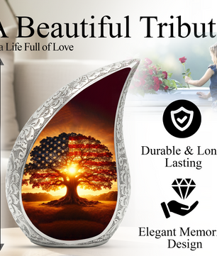 Ocean Guitar Adult Urn for Human Ashes – Premium Adult Cremation Urn
