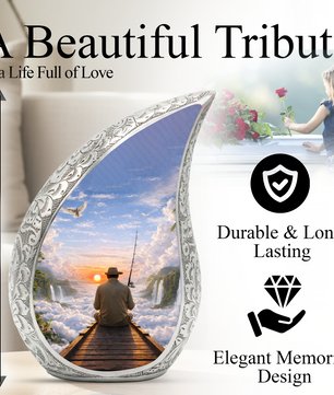 Fishing Gone Fishing Urn | Fishing Urns for Human Ashes