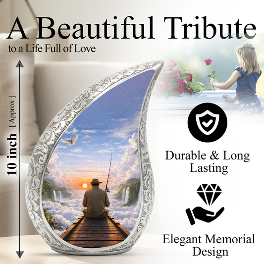 Fishing Gone Fishing Urn | Fishing Urns for Human Ashes