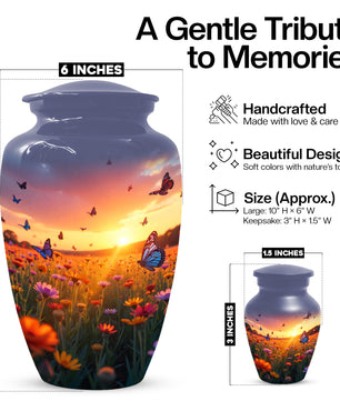 Butterfly Urn for Human Ashes | Elegant Butterfly Cremation Urn for Mom