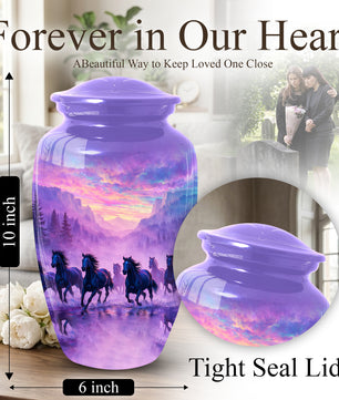Horse Urn for Dad – Horse Urns for Dad's Ashes | Horse Cremation Large Urn for Adult Male