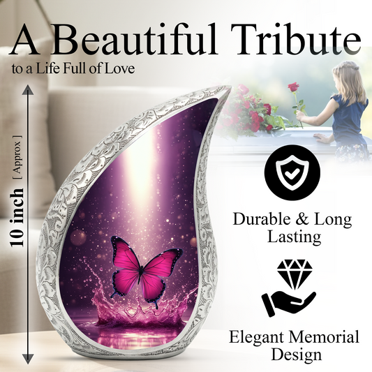 Butterfly Urn for Ashes, Cremation Keepsake Urn For Human Ashes