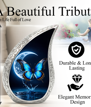 Butterfly Adult Urn for Human Ashes – Premium Butterfly Cremation Urn