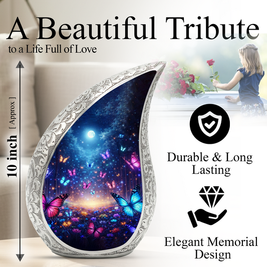 Personalized Butterfly Urn for Mom – Butterfly Urn for Ashes | Beautiful Cremation Urn for Women & Memorial Keepsake