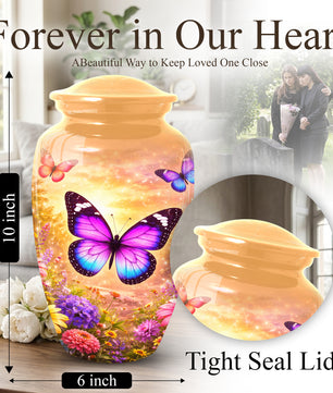 Personalized Butterfly Urn for Mom – Butterfly Large  Urns for Human Ashes