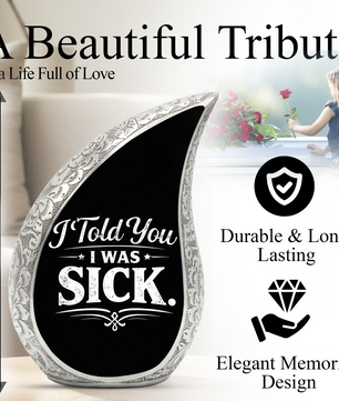 Funny Adult Cremation Urn for Ashes | Humorous Adult Urn for Human Ashes