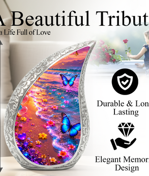 Butterfly Urn for Mom – Personalized Butterfly Urn for Ashes | Beautiful Cremation Urns for Women