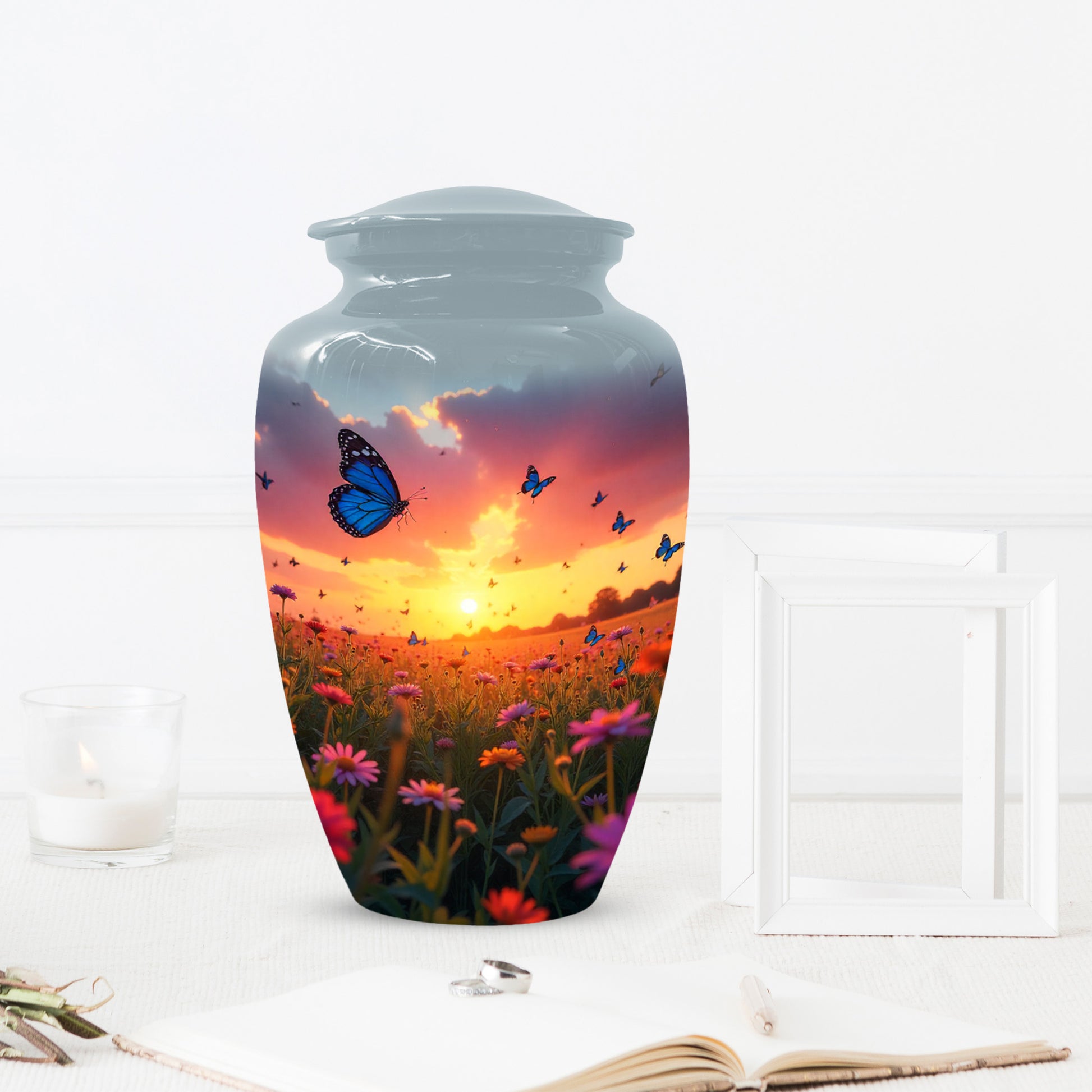 Butterfly Urn for Human Ashes | Elegant Butterfly Cremation Urn for Adult Memorial