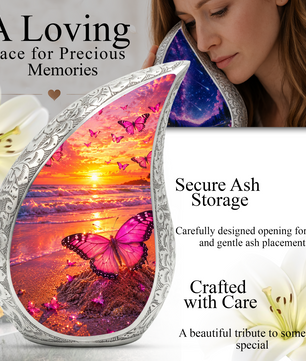 Butterfly Urn for Human Ashes | Adult Cremation Urn