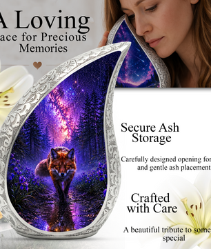 Fox Urn for Human Ashes | Wildlife Adult Cremation Urn | Fox Memorial Urn for Adult AsheFox Urn for Human Ashes | Wildlife Adult Cremation Urn | Fox Memorial Urn for Adult Ashes