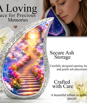 Heaven Gate Adult Urn for Ashes – Personalized Adult Cremation Urn | Memorial Urn & Funeral Urn for Adult Ashes