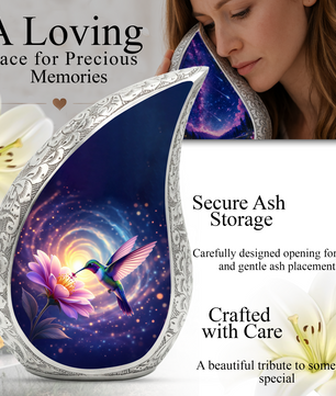Hummingbird Adult Urn for Human Ashes – Premium Hummingbird Cremation Urn