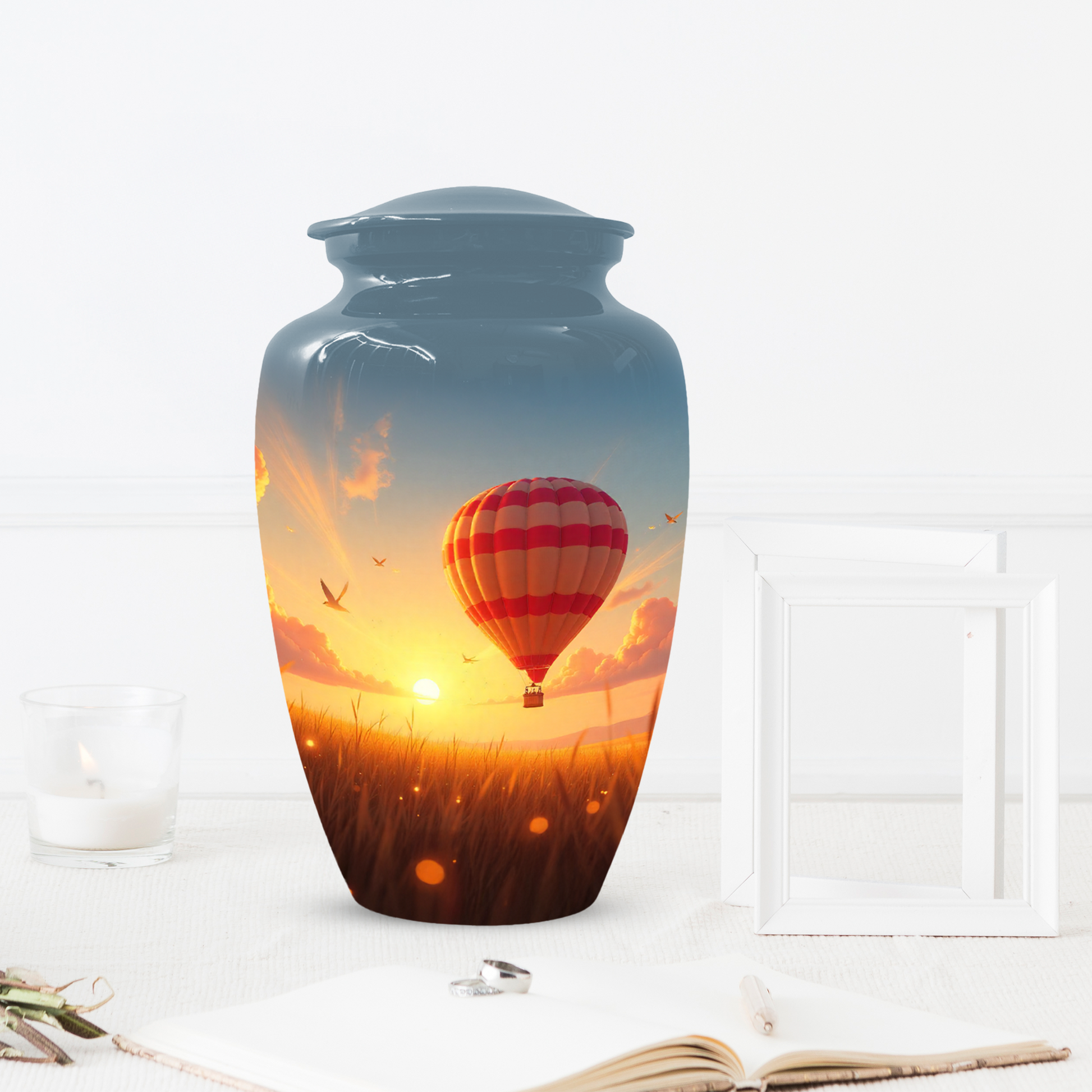 Personalized Hot Air Balloon Urn for Ashes – Custom Adult Cremation Urns for  Men & Women | Sunset Memorial  Keepsake