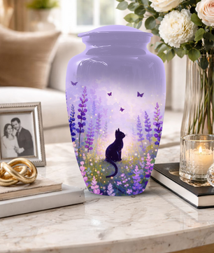 Cat Urn for Mom | Beautiful Cat Cremation  Large Urn for Mother|Funeral Urn for Human Ashes