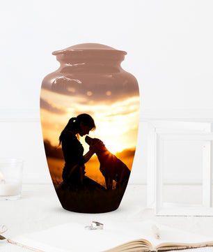 Dog Memorial Cremation Urn for Mom - Beautiful Urns for Women