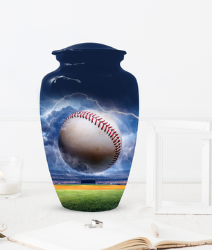 Baseball Urn for Ashes, Custom Baseball Cremation Urn