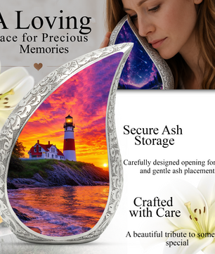 Lighthouse Urn for Mom | Adult Cremation Urn for Men