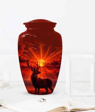 Deer Cremation Urn for Ashes | Adult Urn | Custom Memorial Urn