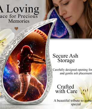 Baseball Cremation Urn for Dad