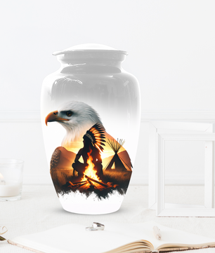 Personalized Eagle Urn for Ashes | Custom Eagle Memorial Urn