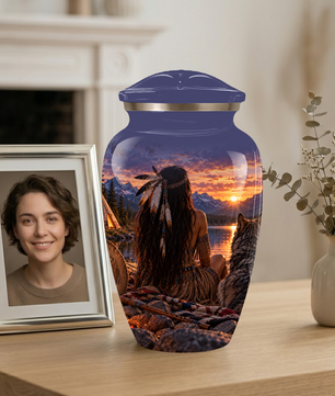 Adult Cremation Urn for Ashes | Personalized Adult Urn | Handmade Memorial Urn